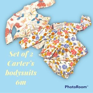 Set of 2 Carter’s Popover Bodysuits